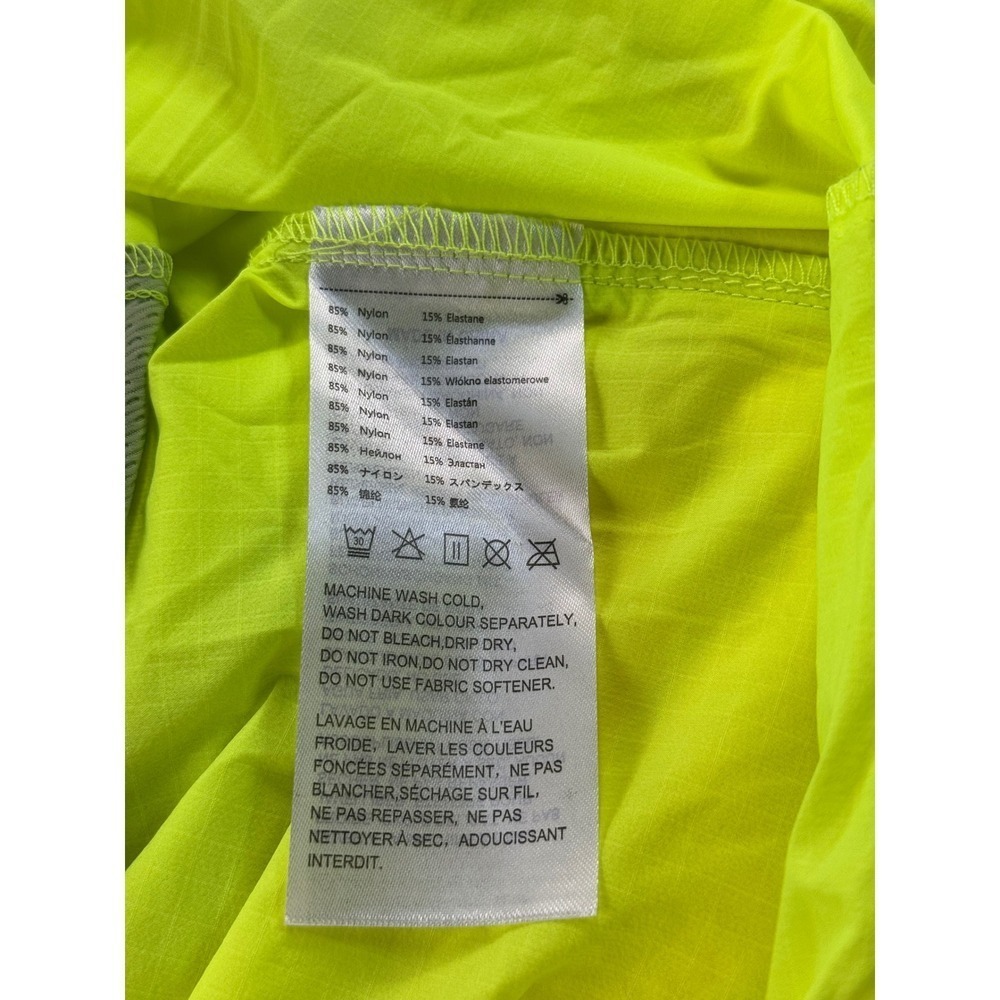 MAPAMYUMCO Yellow Green Ultra Light Quick Dry Hooded Jacket‎ XL - Picture 9 of 12